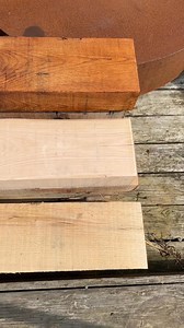 The difference in these 3 oak sleepers #oak #sleepers #landscapingservices #timber #osmo #nantwich #cheshire | Wulstan Fencing & Landscapes