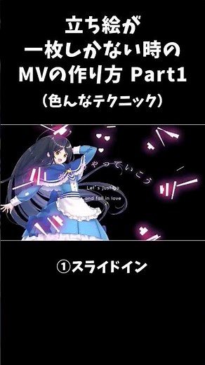 立ち絵が一枚しかない時の歌ってみたMVの作り方 Part1 #動画編集 #歌ってみた #MV #ボカロ #マネキン
