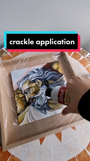 Crackle Application for Renaissance Painting Process