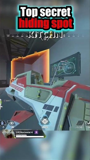 Top secret hiding spot 😱