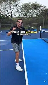 How to defend against a hard drive to your body! #pickleball #pickleballtips