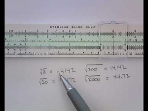 Powers and Roots on the Slide Rule