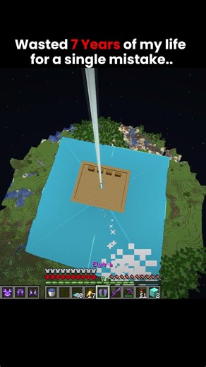Wasted seven years of my life for a single mistake #minecraft