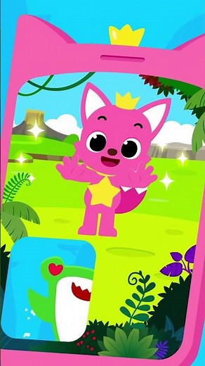 🌊💖 Pinkfong’s new fan is… Baby Shark! 📱