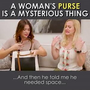 Never look inside a woman's purse. That's how you lose a hand. Or in this case, an entire body. 😂 | It's a Southern Thing