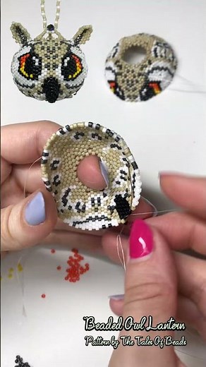 Peyote Beading 🦉 Seed Bead Owl Ornament