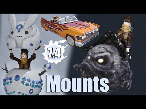 All 7.4 Mounts & How To Get Them | 4K UHD
