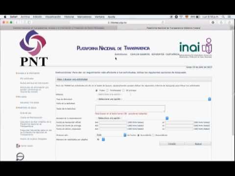 Solicitar información al INAI