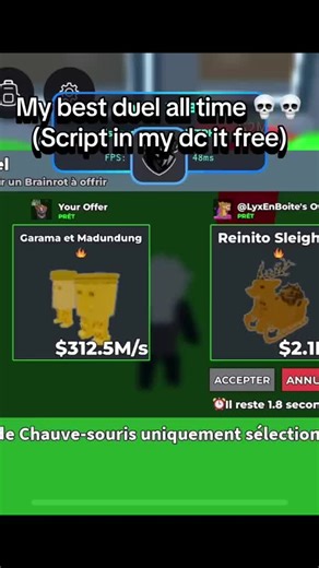 [🧠 OP W EZ WIN USING AUTO SPIN BAT WHILE IN DUELS 😎] #stealabrainrot #roblox #sab #viral #stealabrainrot