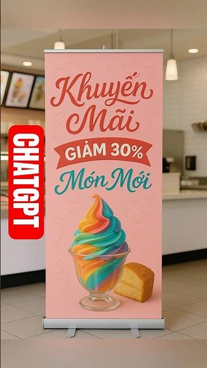 How to design standee posters using chatGPT