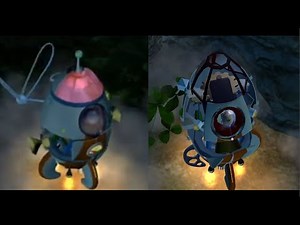 PIKMIN BAD ENDING Comparison side by side Gamecube vs Switch