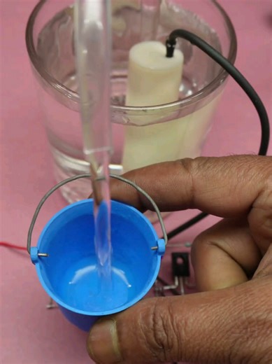 Proximity Water Pump Control Experiment #electronics #diyproject #scienceproject #fyp #engineering