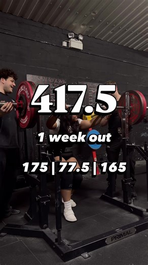 so ready to taper into comp !! pushing heavy numbers despite feeling off this session (EVERYTHING felt heavy🫩) #powerlifting #sbd #a7 #gymtok