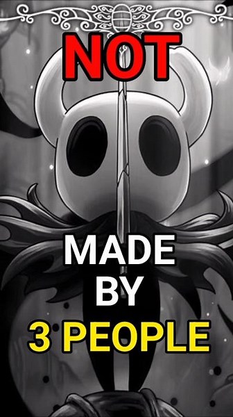 Hollow Knight was NOT made by 3 people #hollowknight #gaming