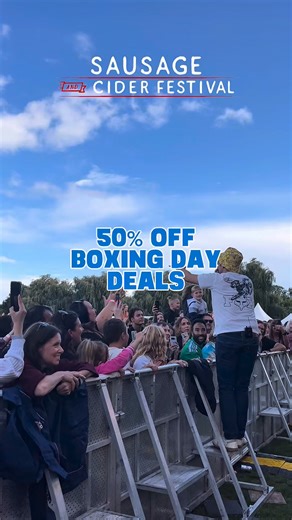 SIGN UP NOW: 50% OFF TICKETS!🚨 Sausage and Cider Festival returns to Winchester on Saturday 22nd August 2026! First phase line up announced! Special Guests ⚡️The Final Barrioke UK Tour! ⚡️Brand New - Pat Sharp's Funhouse! Party DJ Set UK's Best Tribute Acts: ⚡️ABBA⚡️Kaiser Chiefs ⚡️Kasabian⚡️Madness ⚡️Mumford and Sons ⚡️Red Hot Chilli Peppers more to be announced! PLUS ⚡️More Celebrity Guests ⚡️Childrens Tent ⚡️SIlent Disco ⚡️Axe Throwing ⚡️Huge Festival Market ⚡️30 Ciders ⚡️20 Sausages 🚨SIGN