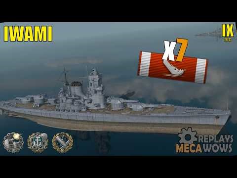 Iwami 7 Kills & 173k Damage | World of Warships Gameplay