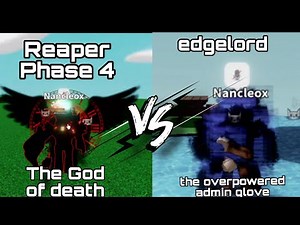 Reaper Phase 4 Vs edgelord | Slap Battles Roblox