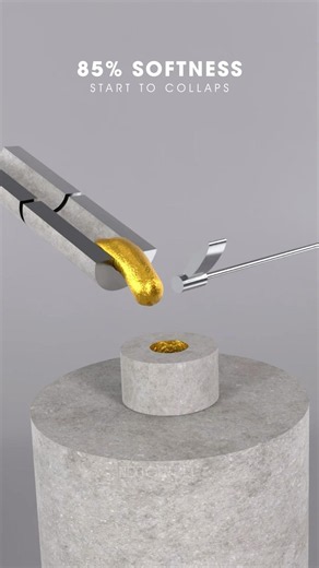 The Impossible Gold Capsule Challenge: 0% vs 100% Softness | 3D Physics Simulation