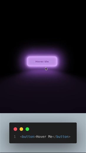 Create Animated Glowing Buttons with HTML & CSS ✨ | Pure CSS Hover Effects Tutorial