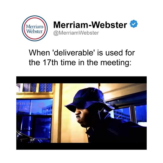 FWIW: we currently don't include 'deliverable' as a noun but don't tell that to your manager. | Merriam-Webster Dictionary
