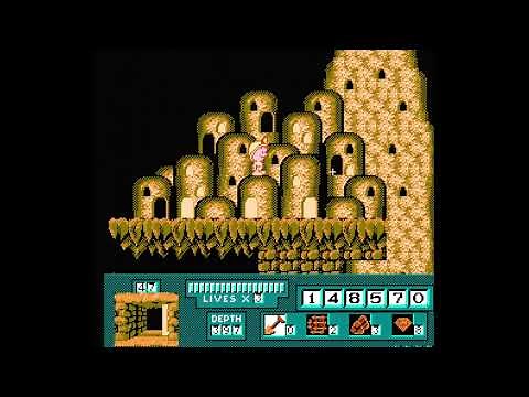 Digger T. Rock NES Review/Walkthrough