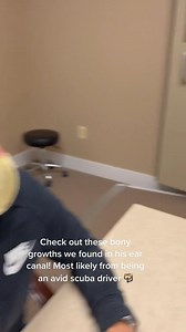 Look what scuba diving 🤿 did to his ear canal! #exostosis #earcanal #bony #ear #ears #otoscopy #audiology #audiologist #docsoftiktok cool #viral #xyzbca #FYP #reels #reelvideo #viralvideo #fypシ | Dr Ear Wa