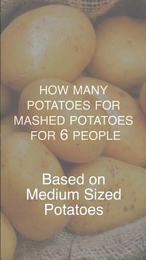 #shorts How many Potatoes for Mashed Potatoes Per Person. And how to cook in an Instant Pot