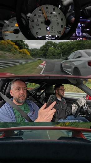 1.3M views · 22K reactions | MEGA CLOSE CALL沈 Always use your mirrors. Ideally use your indicators. NEVER go on the brakes if you go for an overtake... or being overtaken. Anyway, thank you for the lap @dominik_niszowy #nurburgring #Porsche #m2 #crash #fail | Misha Charoudin | Facebook