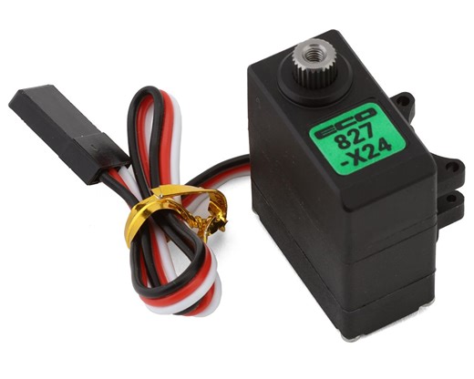 EcoPower WP827-X24 Metal Gear Micro Servo Direct Fit For Axial™ SCX24 (HV) [ECP-827-X24]