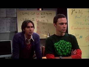 The Big Bang Theory | Sheldon and Raj are working together (Eye of the Tiger)