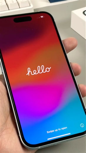 New iPhone for Christmas #iphone #unboxing #tech #christmas #shorts