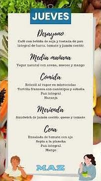 ¡Ya están listos los menús saludables de la semana del 29 de junio al 5 de julio!