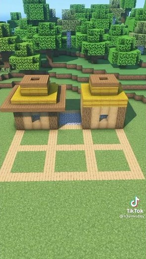 Minecraft: How to Build a farm House Tutorial
