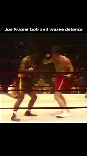 Joe Frazier bob and weave defense #boxing
