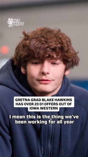 nebpreps on Instagram: "Gretna grad and Iowa Western D-lineman Blake Hawkins has gotten the attention of over 20 D1 schools, but he still has a national championship game to play on Wednesday."