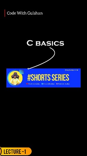 Gulshan Tiwari | 10K 🎯 on Instagram: "C Basic in 30 Sec 🚀🚨⚠️ . . . . #coding #codewithgulshan #viral #trending"