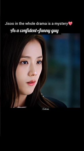 kim jisoo in thus drama is a mystery😍😍😘😘😍💗💖💕💝