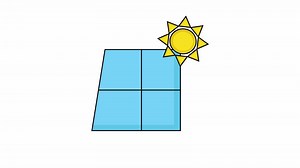 Solar Panels Icon Animation