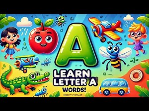 ABC Learning: Letter A Words with Pictures and Pronunciation
