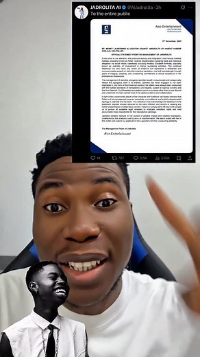 Jarvis and his legal team are considering pursuing a legal action against Peller if he doesn’t tender a public apology within 48 hours @mazitundeednut @gadafitundeednut @gossipmilltv @gossipmillnaijatv @gossipmillnaija @wahalanetwork @instablog9ja @krakstv @default.culture #peller #jarvis #reels #fyp #naijatrends #explorepage✨ #explore #explorereels | V2roskey