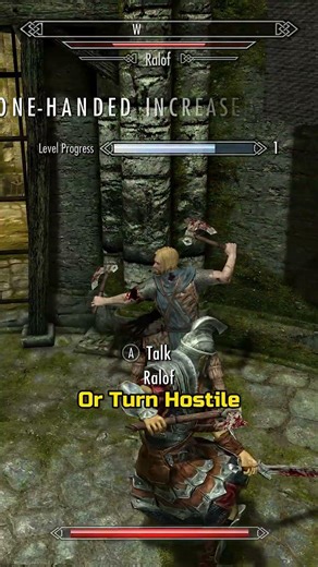 This Skyrim NPC is actually broken #gaming #skyrim #shorts