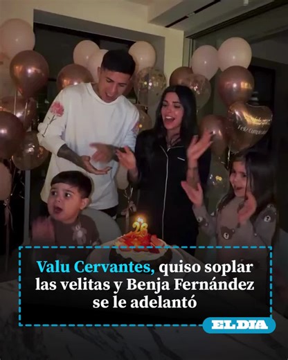 Diario EL DIA de La Plata | 😂 BENJA FERNÁNDEZ... UN ADELANTADO El cumpleaños de @valucervantes dejó una escena tan inesperada como tierna. En pleno momento de soplar... | Instagram