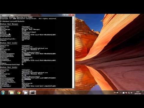 Default Boot Configuration - MSCONFIG/BCDEDIT