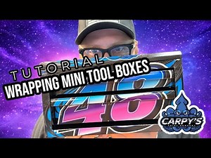 Wrapping a US General Mini Tool Box (tutorial)