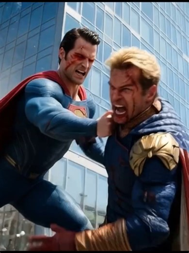 The Boys Vs. The Man #fyp #superman #homelander #theboys #ai #gymtok