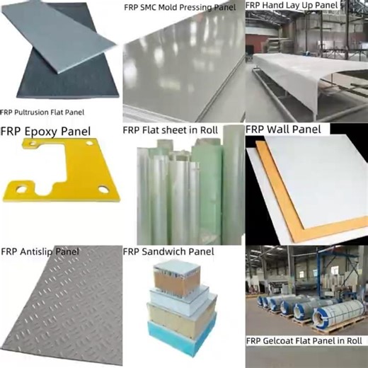 All kinds of PRFV GFRP GRP GFK Fibreglass Fiberglass FRP Flat Panels board Sheet For your reference