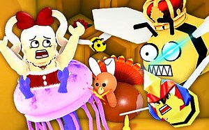 Roblox魔药实验室 我变异成水母人，被海绵宝宝追着跑！小熙解说_哔哩哔哩bilibili_实况