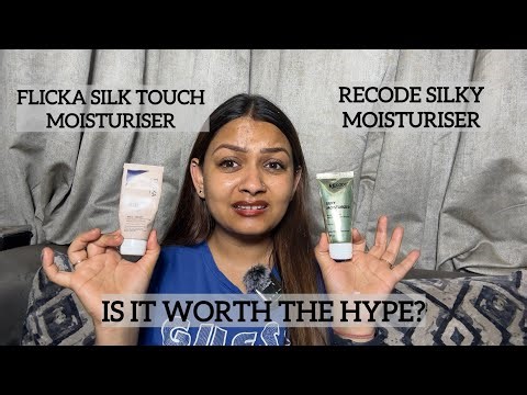 Reality of viral Flicka silk touch moisturiser and Recode silky moisturiser.
