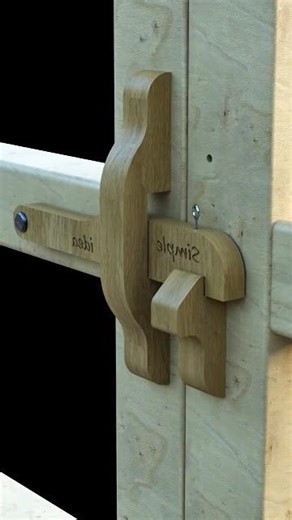 Satisfying Wooden Lock Opening 🔑 | Pure ASMR Sounds#shortvideo