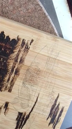 Hours of work into 1 minute #charcuterie #woodburning #pyrography #smallbusiness #foryoupage